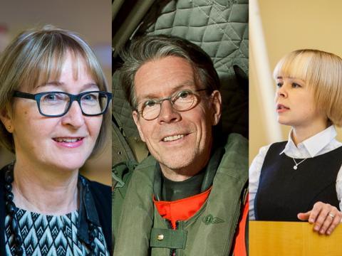 Elín Soffía Ólafsdóttir, Hannes Petersen og Sophie Jensen. Samsett mynd.